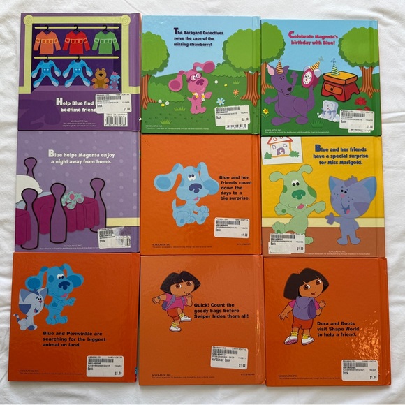 Blue’s Clues & Dora the Explorer books (Lot of 9) by Scholastic - Picture 2 of 4